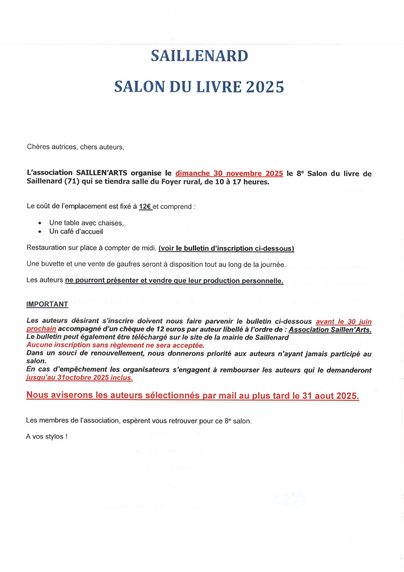 SALON DU LIVRE